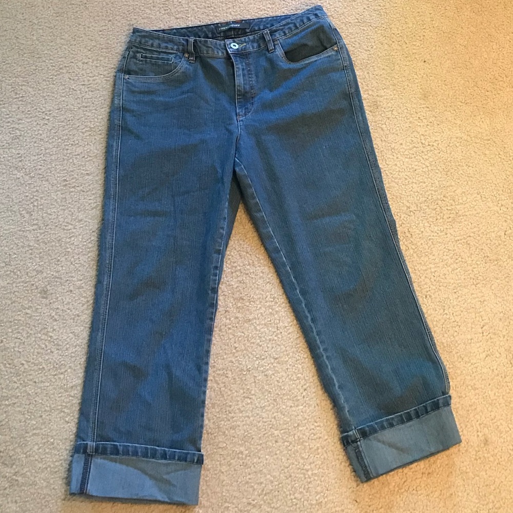 French Cuff ankle jeans